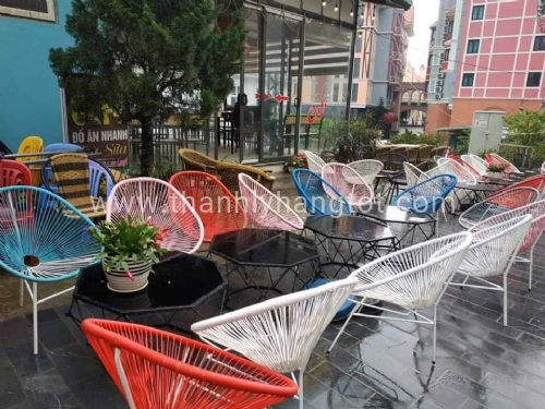 Bộ bàn ghế cafe hiện đại