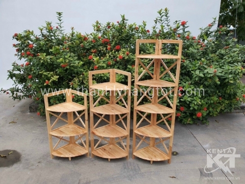 KỆ GÓC 4 TẦNG CHỮ XX