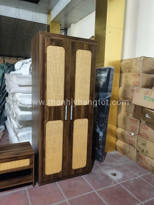 Tủ quần áo 2 Buồng MDF