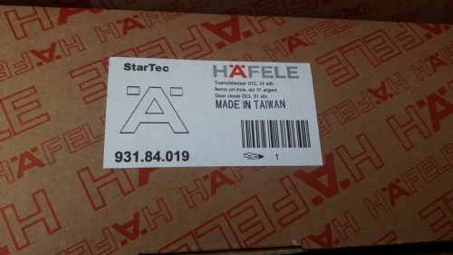 BỘ ĐÓNG CỬA TỰ ĐỘNG HAFELE 931.84.019