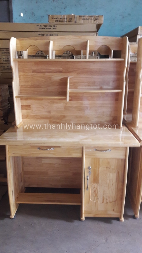 Bàn học có giá sách 1m