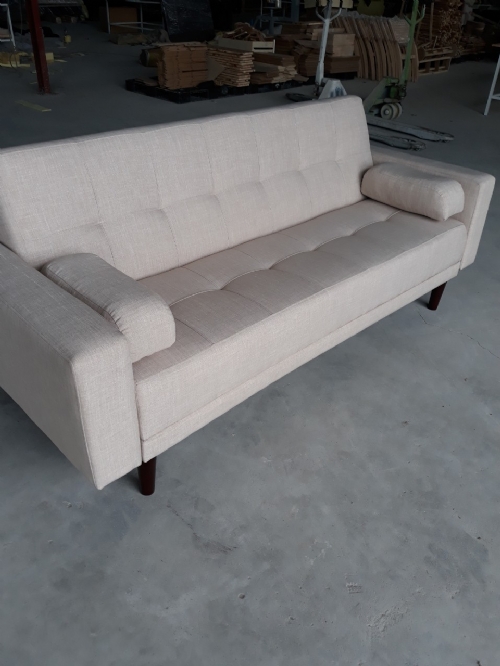 Ghế sofa giường màu gạo 2m1x1m1x45