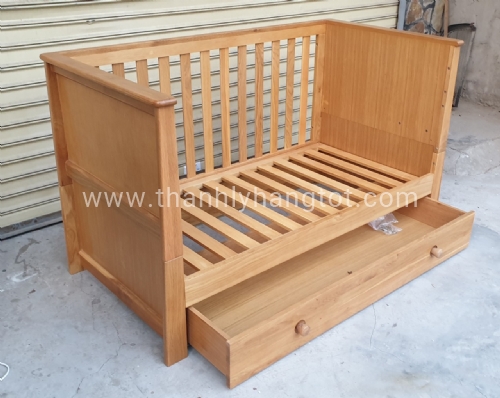 Combo tủ áo+tủ thay tã+nôi