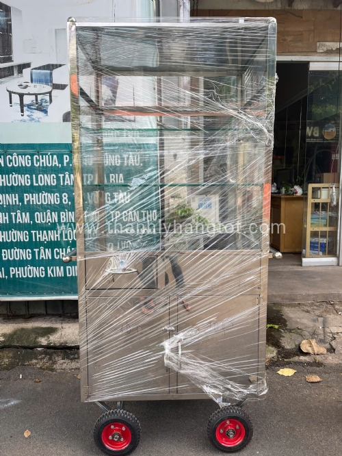Xe đẩy inox 80x175