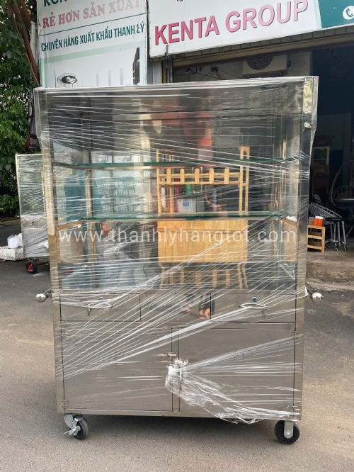 xe đây inox 1m2x75